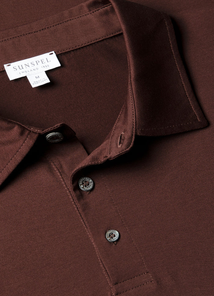 Men's Classic Jersey Polo Shirt in Bakelite