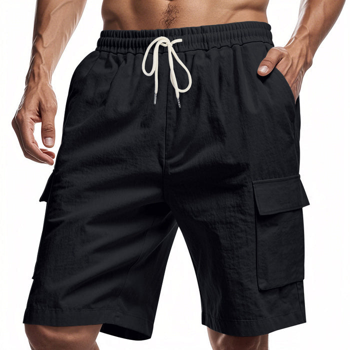 Men’s Linen Drawstring Shorts – Casual Summer Comfort