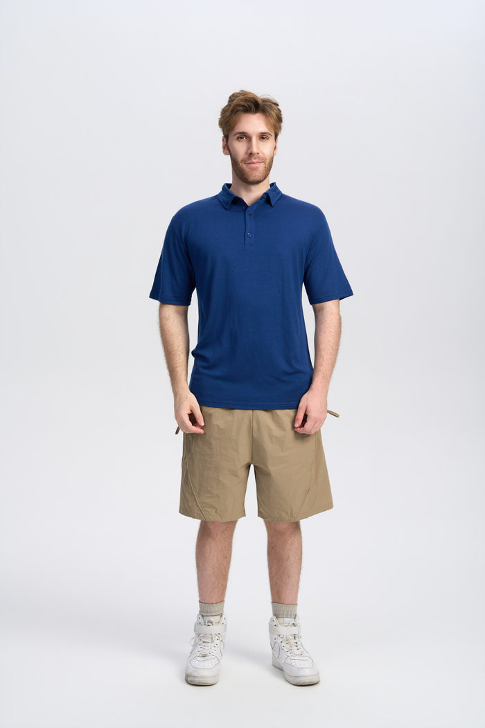 Men's Merino 170g Short Sleeve Polo Shirt