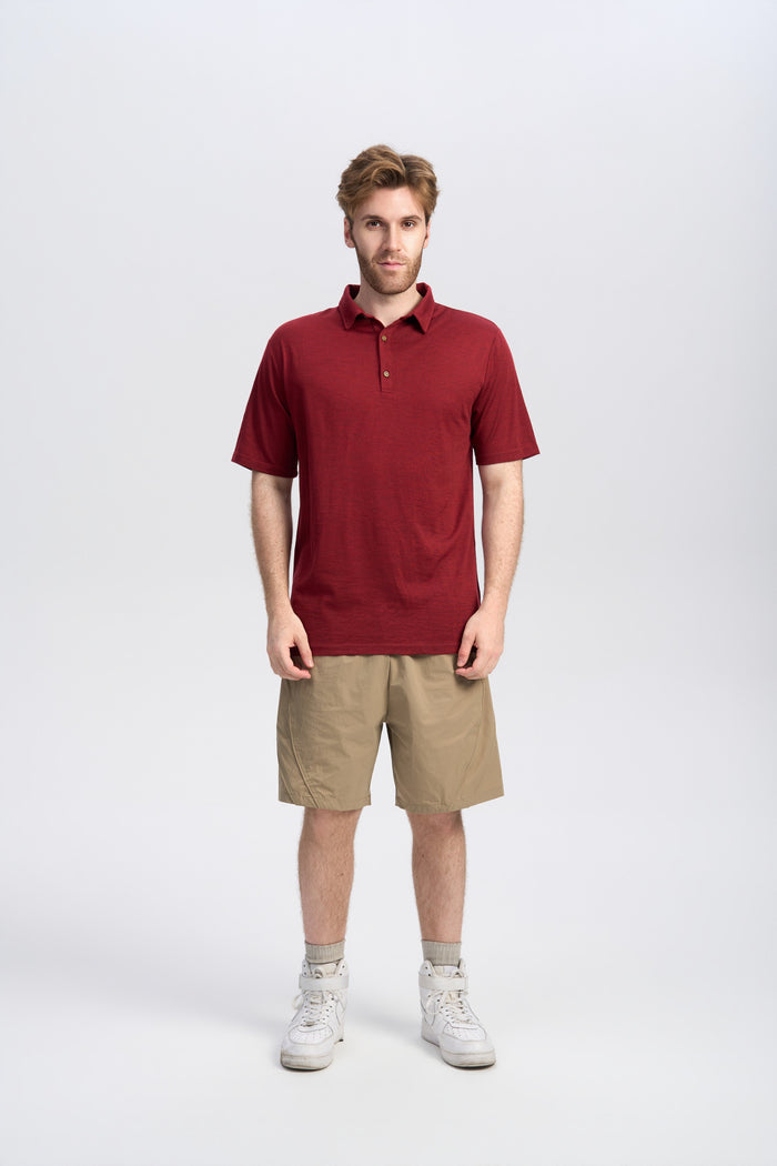 Burgundy Heather / S