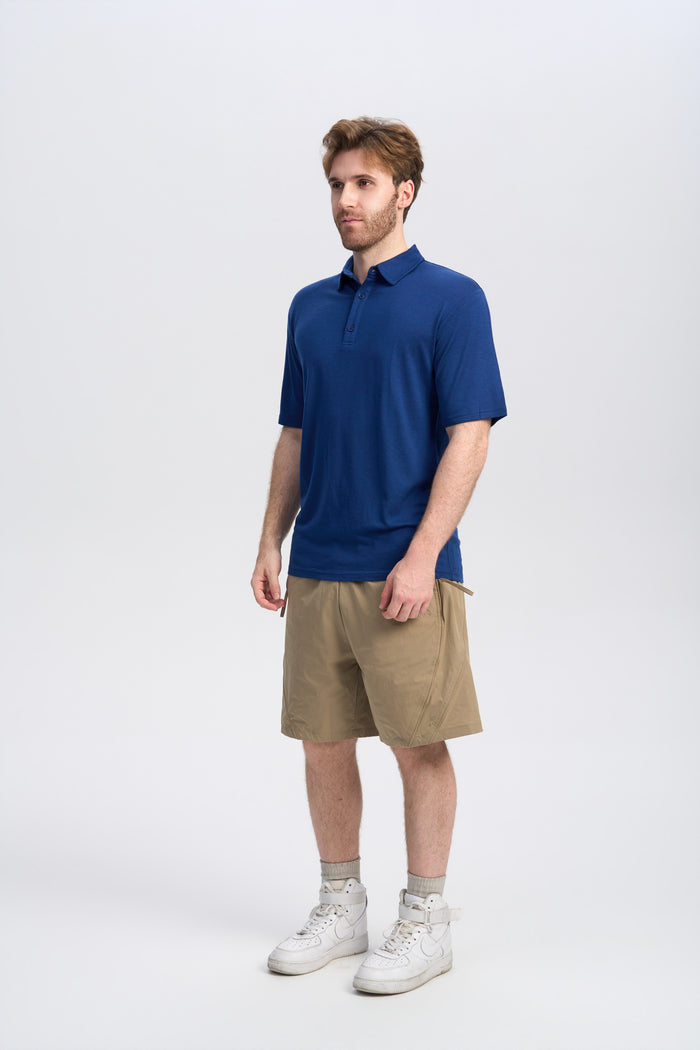 Men's Merino 170g Short Sleeve Polo Shirt