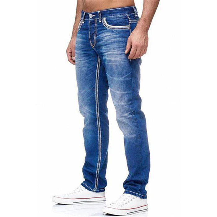 Men’s Slim Straight-Leg Jeans – Perfect Fit