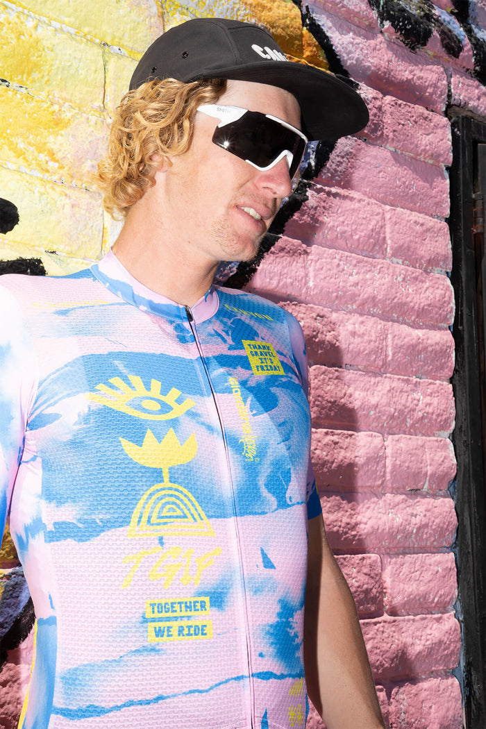 Men's Vero Race Fit TGIF Off Script Jersey by Giordana Cycling, , Made in Italy