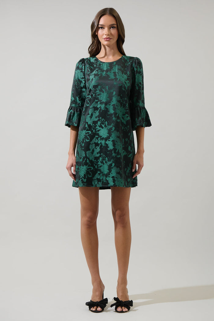 Mester Jacquard Aria Shift Mini Dress