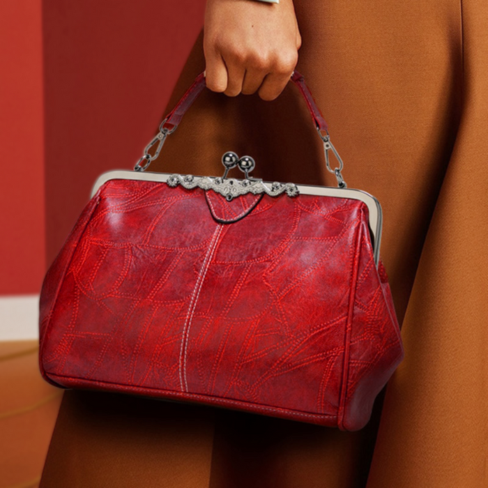 Mila | Sac vintage intemporel avec élégant fermoir à rabat