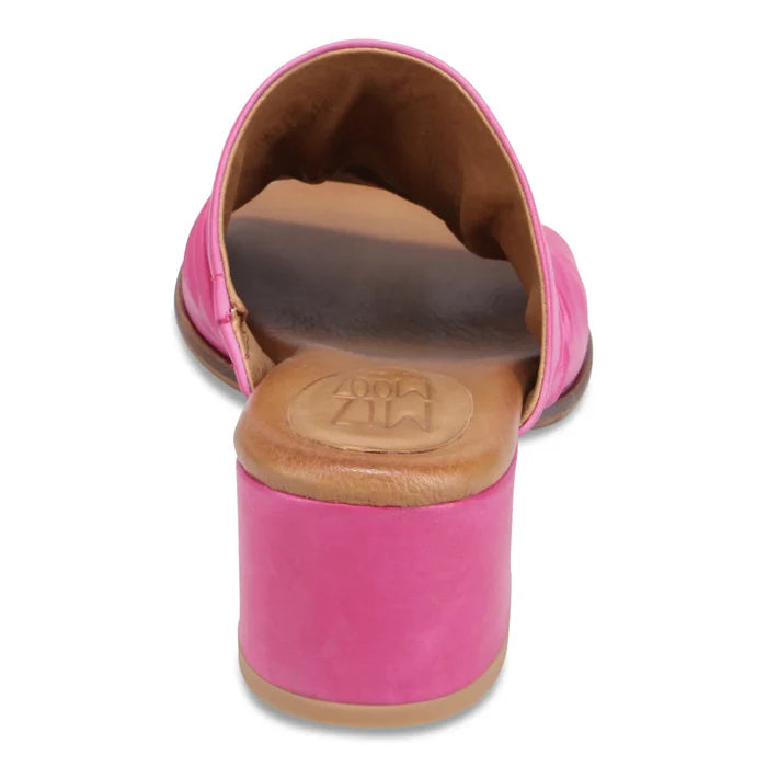 Miz Mooz REMEY Heeled Slide in Fuchsia