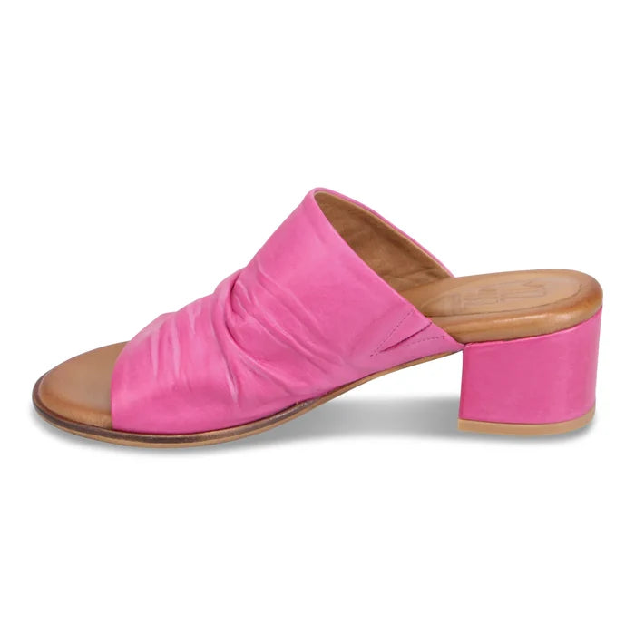 Miz Mooz REMEY Heeled Slide in Fuchsia