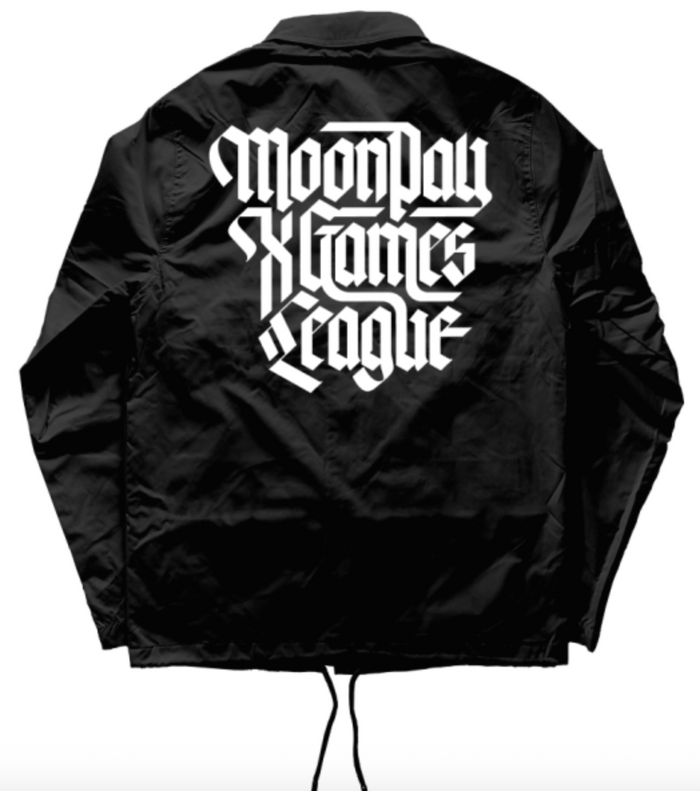 MoonPay X Games League Coaches Jacket Back