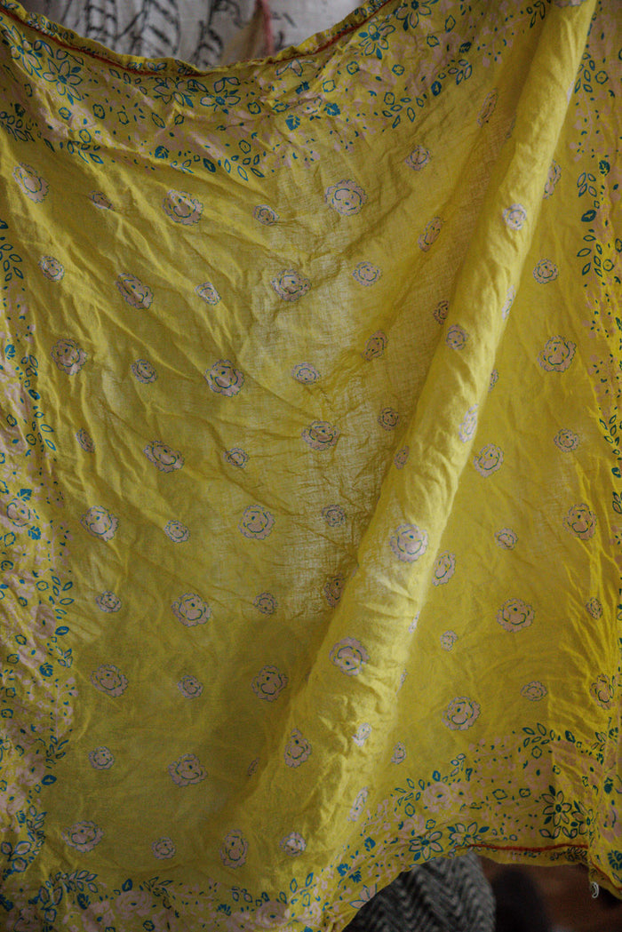 MP Floral Tassel Scarf