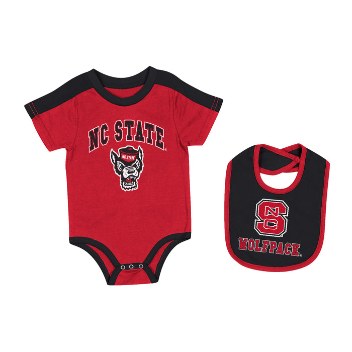 NC State Infant Boys Encore Onesie Set
