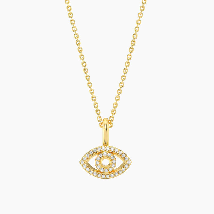 Necklace Eye on the Prize Pendant Waterproof