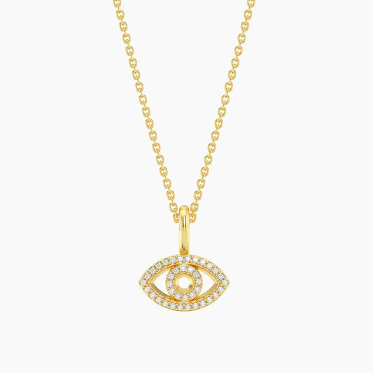 Necklace Eye on the Prize Pendant Waterproof