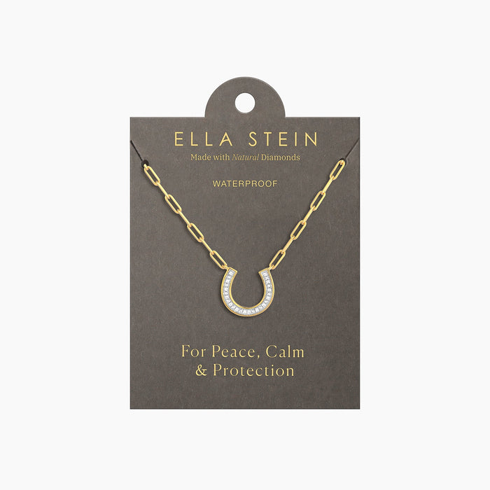 Necklace Lucky Horse Shoe Pendant Waterproof