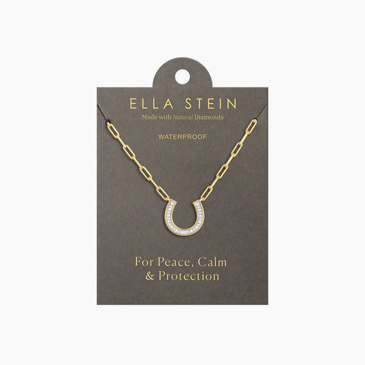 Necklace Lucky Horse Shoe Pendant Waterproof