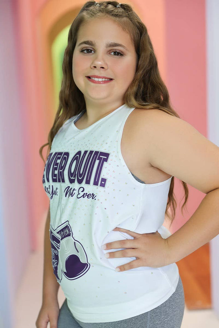 Never Quit Twist and Tie Tank - Special Order