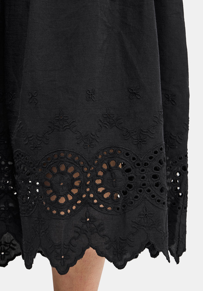 Noirette Broderie Midi Dress UK 6