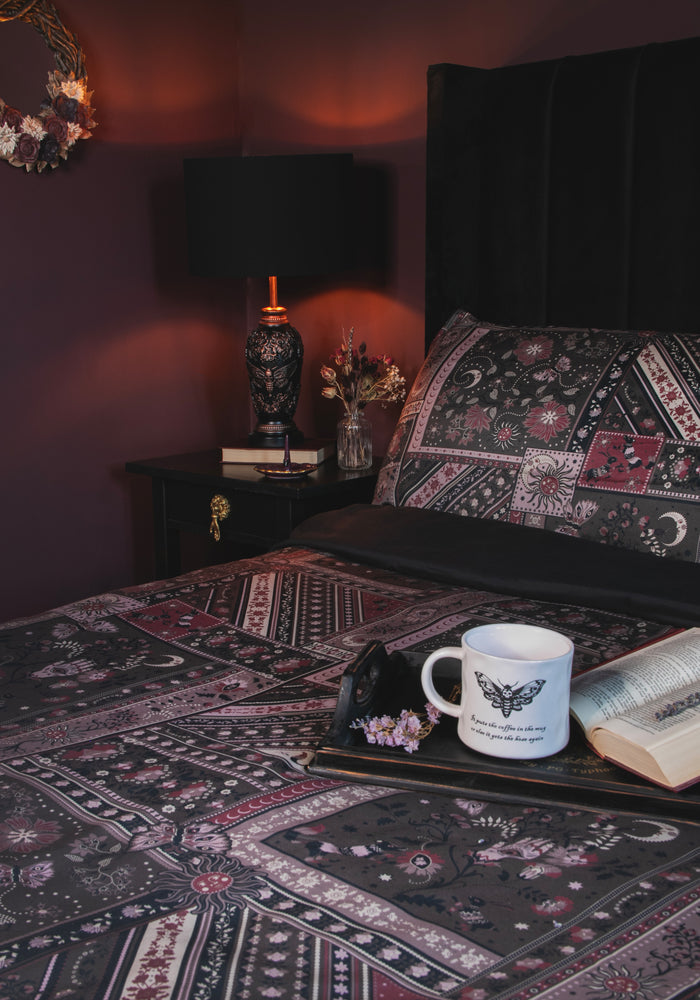 Nola Folk Patchwork Bedding - UK Double