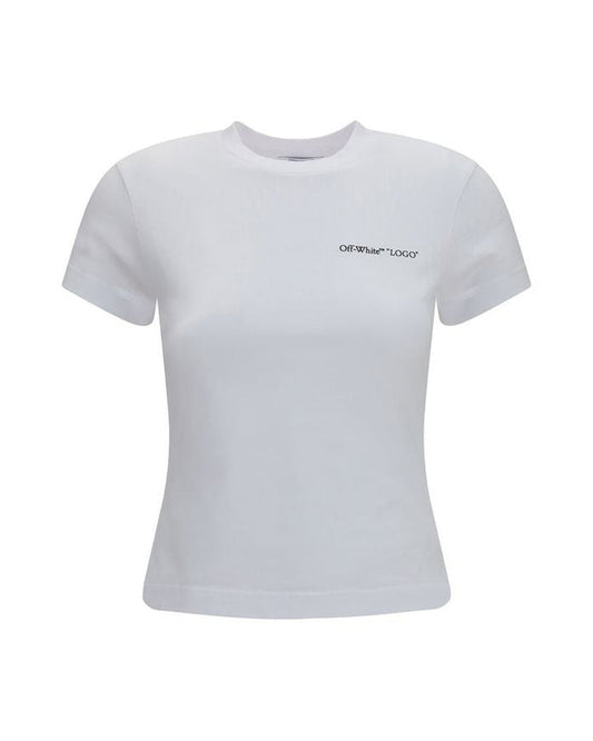 Off-White White Cotton T-Shirt