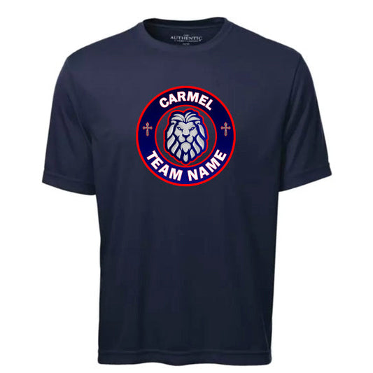 OLMC DRYFIT SHORT SLEEVE LION LOGO (NAME CUSTOMIZABLE)