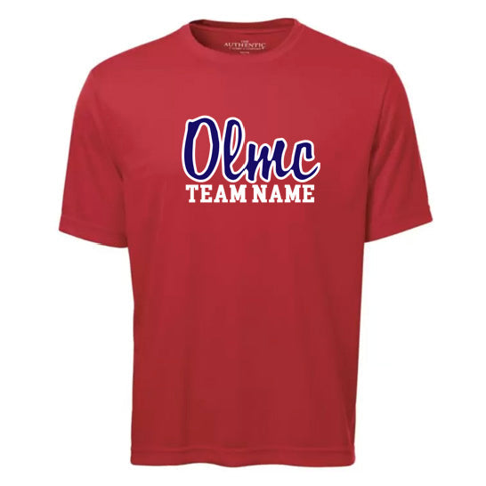 OLMC DRYFIT SHORT SLEEVE SCRIPT LOGO (NAME CUSTOMIZABLE)