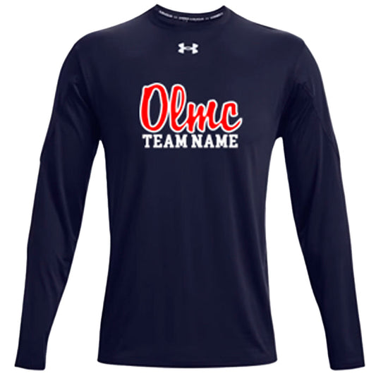 OLMC UNDER ARMOUR DRYFIT LONG SLEEVE SCRIPT LOGO (NAME CUSTOMIZABLE)