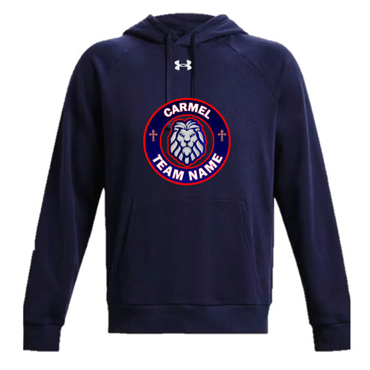 OLMC UNDER ARMOUR HOODIE LION LOGO (NAME CUSTOMIZABLE)