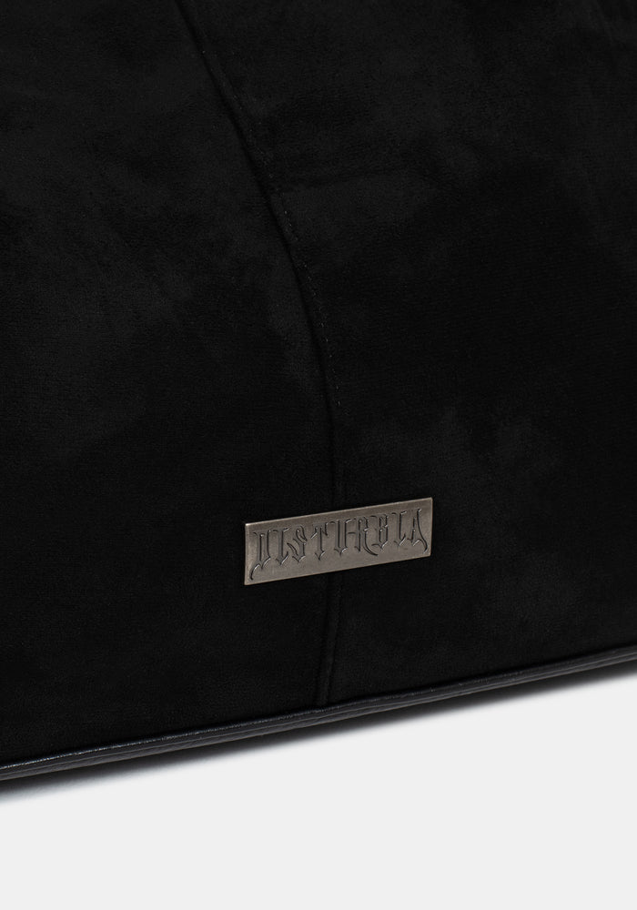 Ophelia Black Belted Shoulder Bag