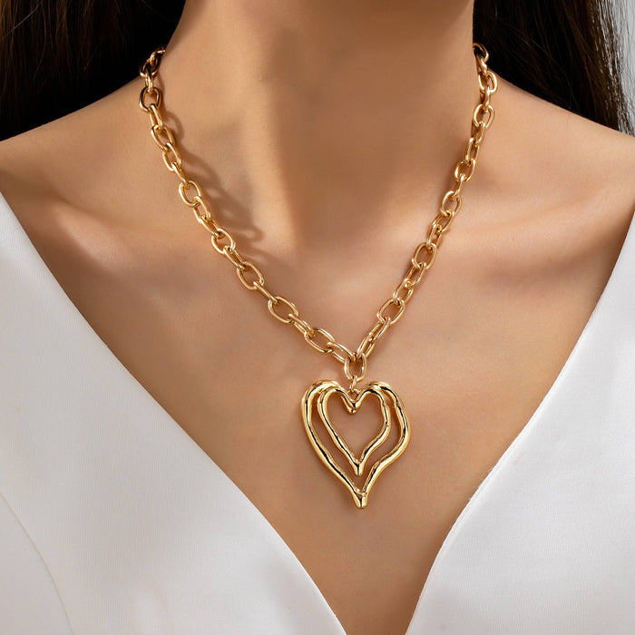 Oversized Double Heart