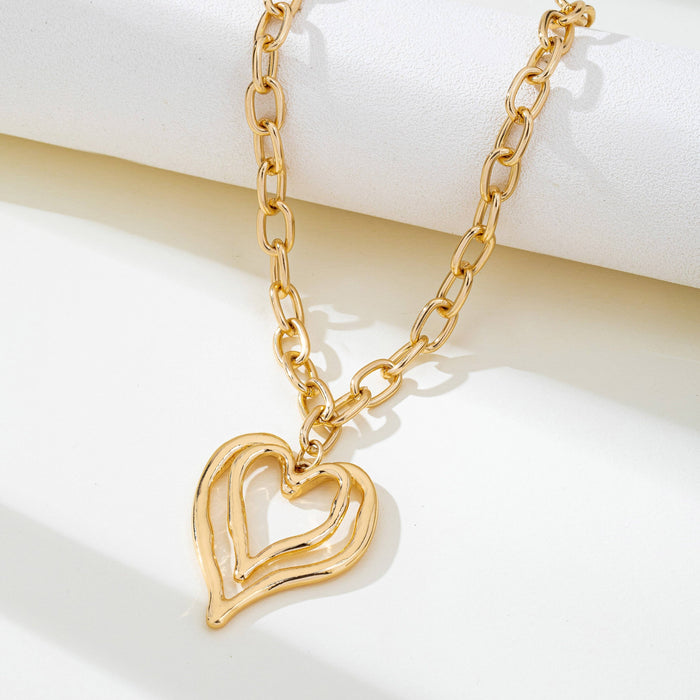 Oversized Double Heart