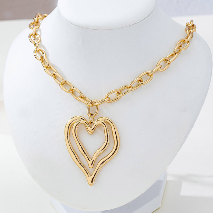 Oversized Double Heart