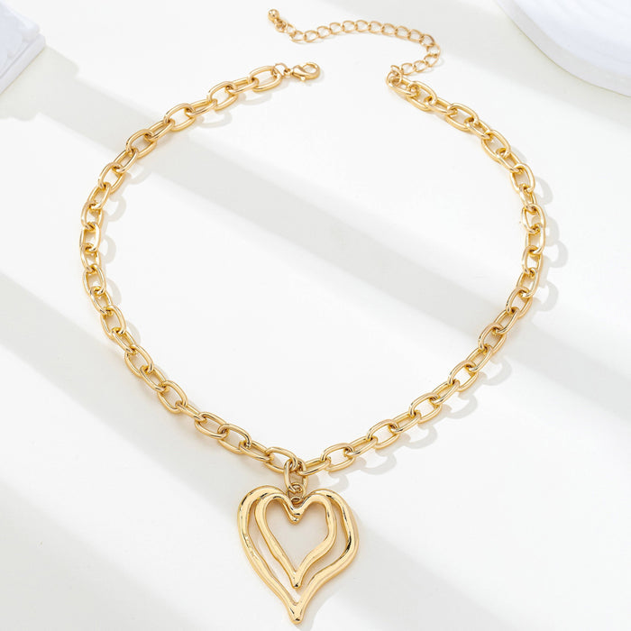 Oversized Double Heart