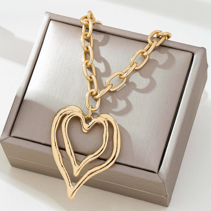 Oversized Double Heart
