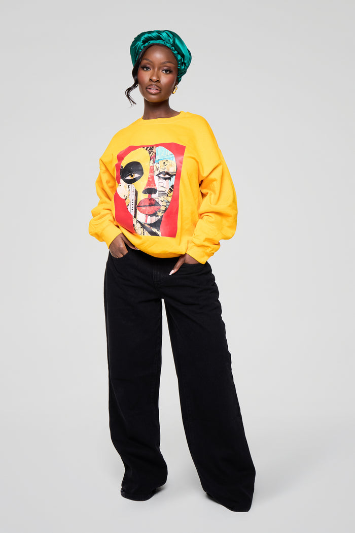 Patchwork Goddess Sweatshirt