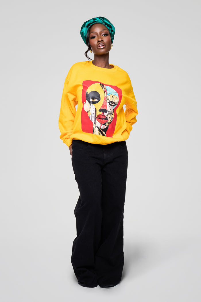 Patchwork Goddess Sweatshirt