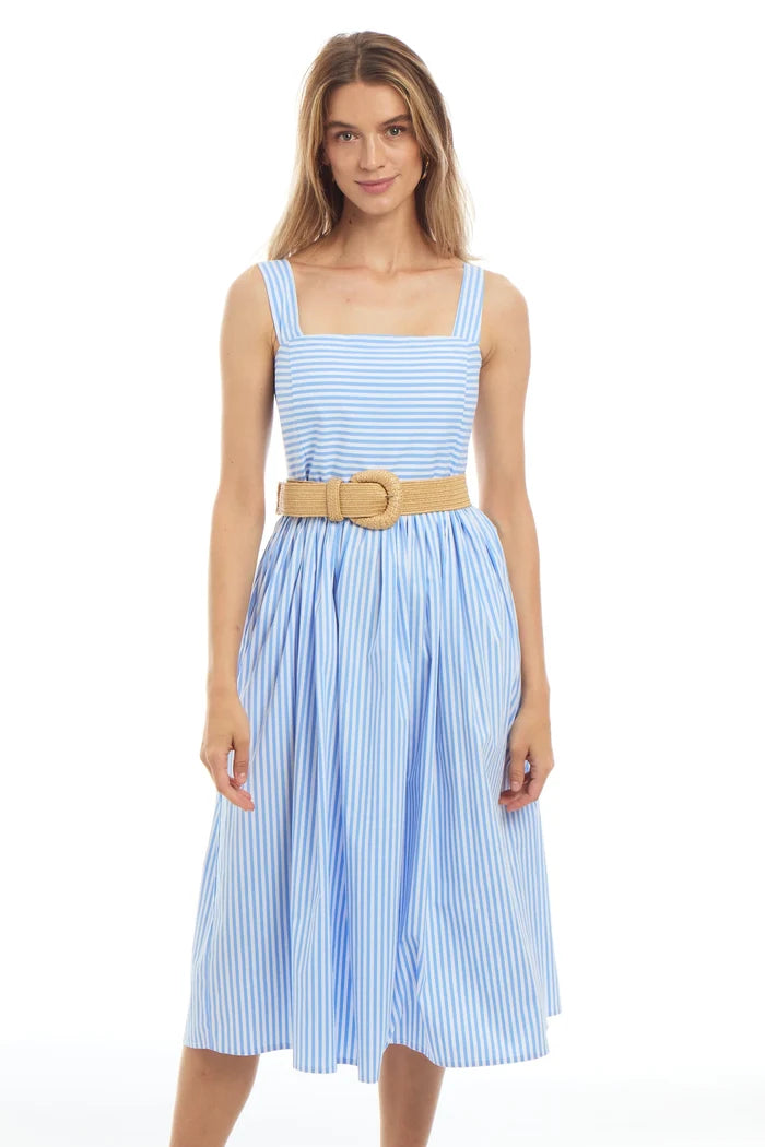 Patty Kim Cassie Dress - Blue/ White