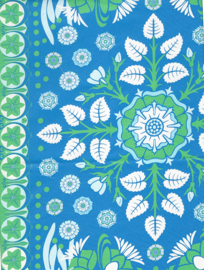 Patty Kim Etro Cobalt Print