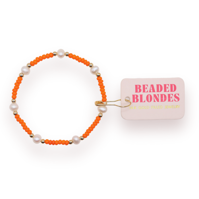 Pearl Orange Bracelet
