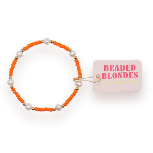 Pearl Orange Bracelet