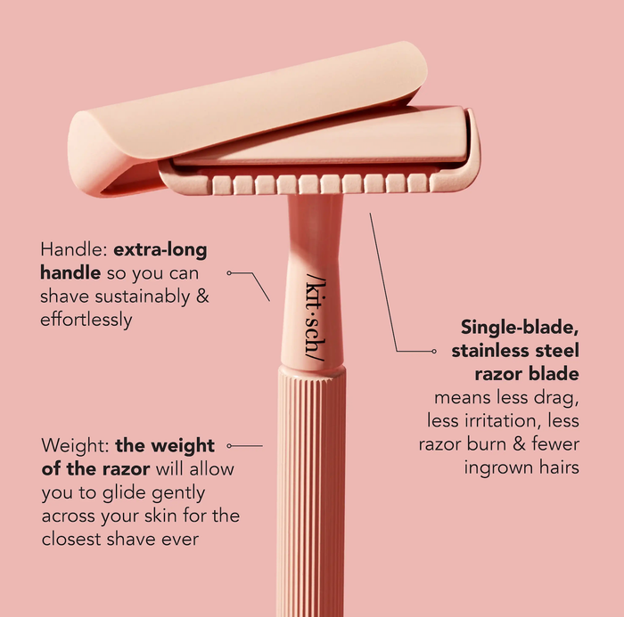 Perfect Glide Safety Razor | Terracotta