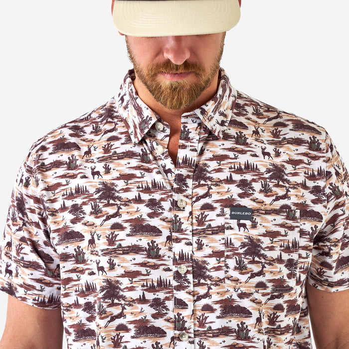 Performance Button Up - Brush Country