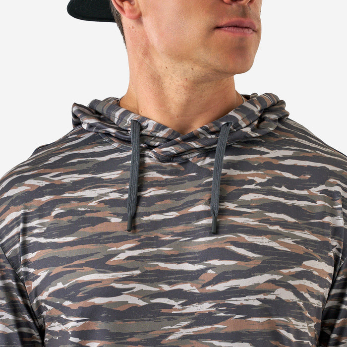 Performance Hoodie - Tiger Stripe Camo - Wetland