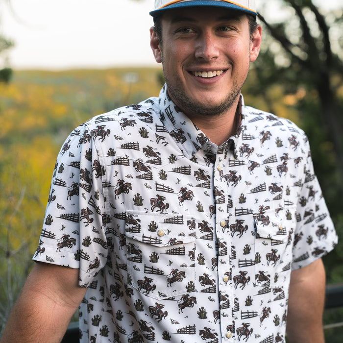 Performance Western Shirt - Cowboy Country