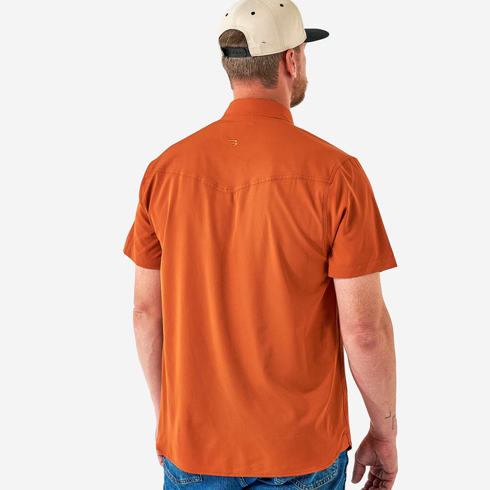Performance Western Shirt - Orange