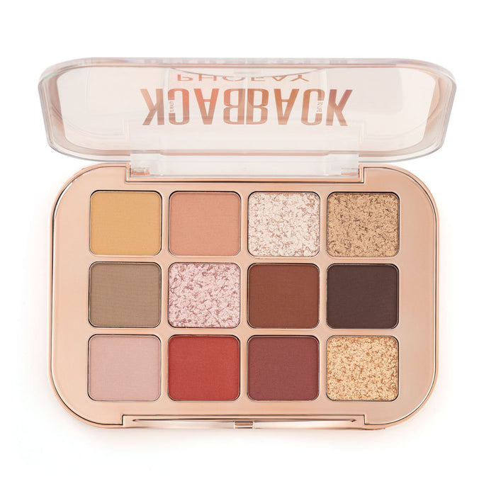 PHOFAY 12-Color Eyeshadow Palette – Matte & Metallic