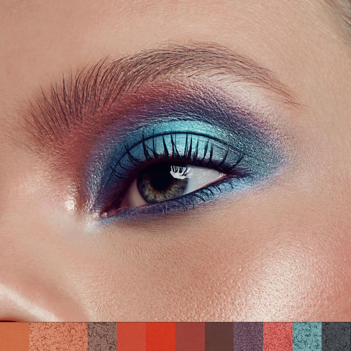 PHOFAY 12-Color Eyeshadow Palette – Matte & Metallic