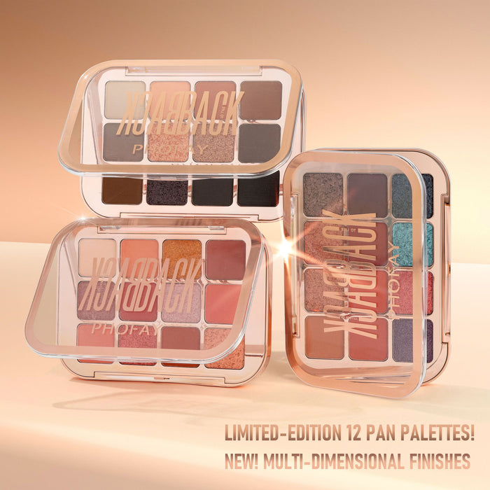 PHOFAY 12-Color Eyeshadow Palette – Matte & Metallic
