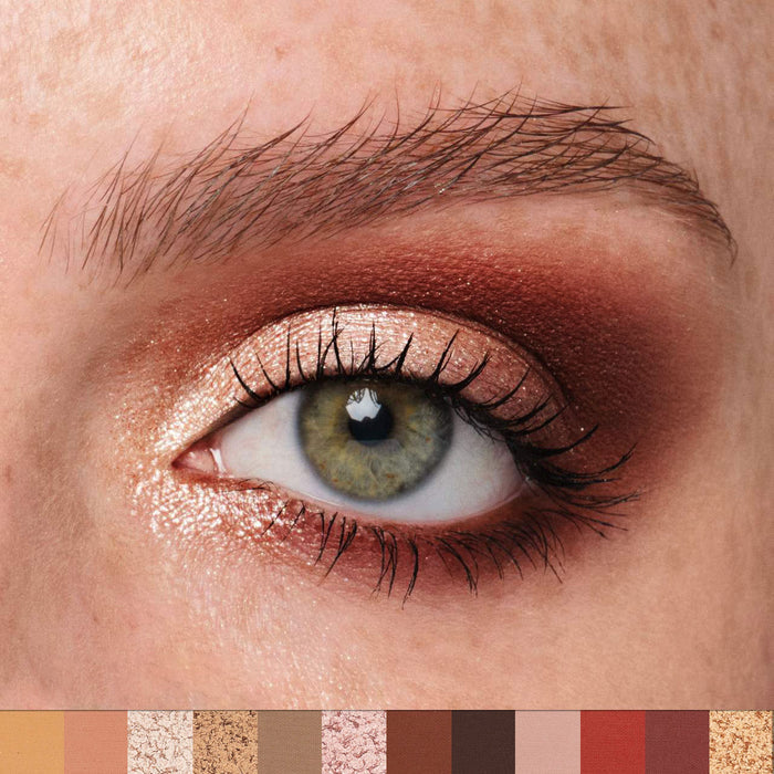 PHOFAY 12-Color Eyeshadow Palette – Matte & Metallic