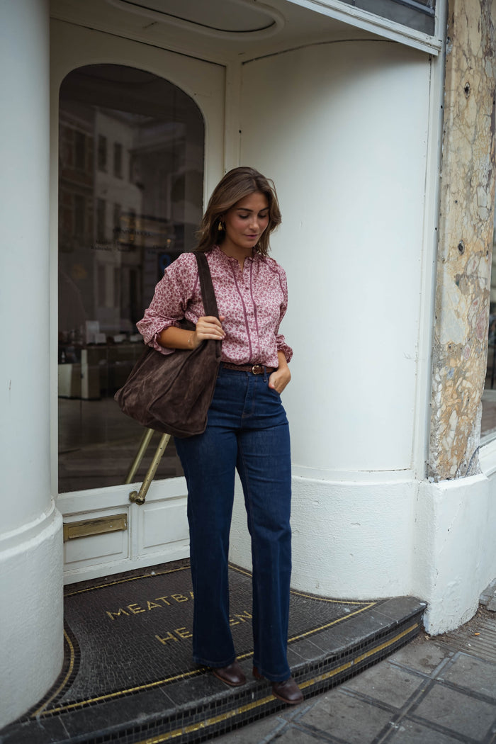 Pink Patterned Natacha Shirt