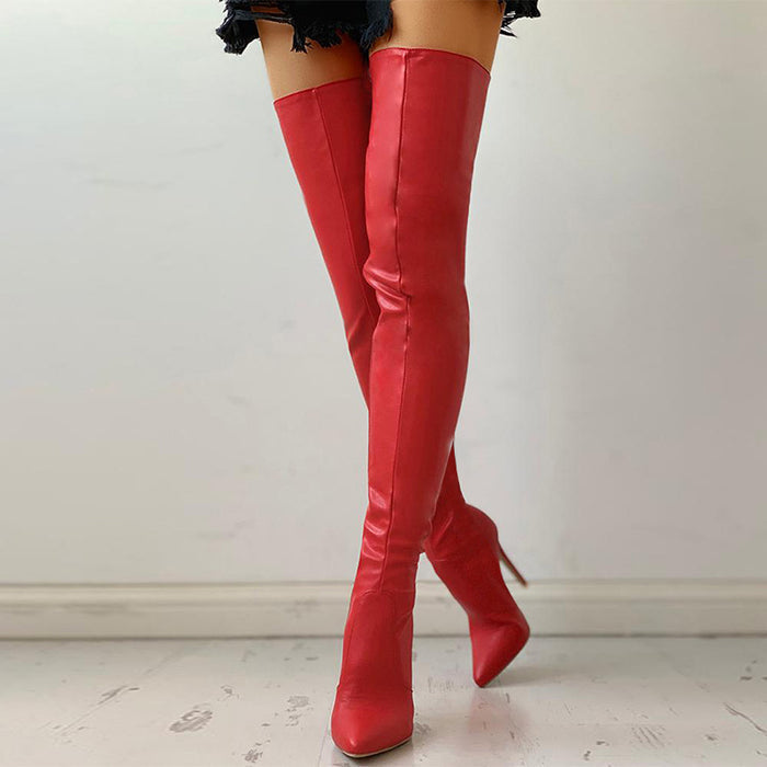 Plus Size Boots for Women - Over-Knee Stiletto EU 34-48