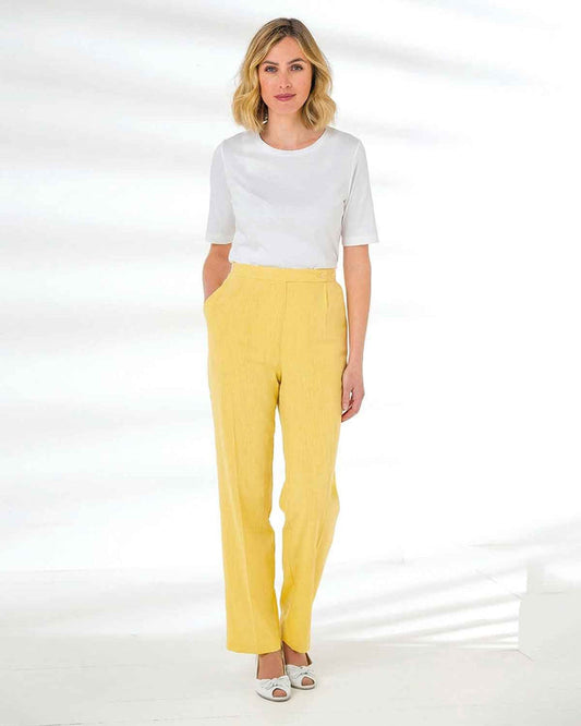 Polly Trousers - Daffodil - The Classic Boutique